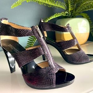 Dark Purple sandals size 8